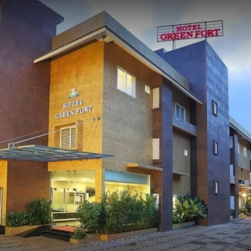 Hotel Green Fort — Gypsum Plastering, Kottayam