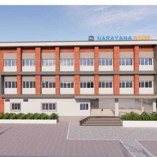 Narayana e-tech School — Gypsum Plastering, Chennai
